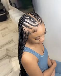 Cute Fulani Braids, Fulani Braids Hairstyles, Hair Braid Patterns, Lemonade Braids Hairstyles, Cornrows Braids For Black Women, Hairstyles For Ladies, Braided Hairstyles For Black Women Cornrows, Hairstyles 2024, Feed In Braids Hairstyles