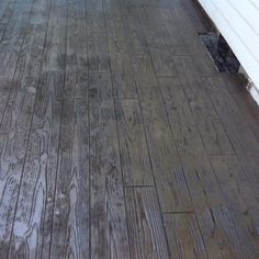 an image of wood flooring that looks like it has been stained and is ready to be installed