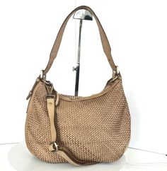 "Italian Beige Woven Leather Crossbody Bag, Customizable,  Beige Shoulder Bag Handbag, Handmade Woven Leather Purse, Anael, comes in dimensions below W 12.6\" x H 10\" x D 4\". Handle drop: 10\" The bag has made in distressed soft cowhide and distressed brass hardware We offer a free customization for monogramming Inside: One main compartment inside Interior fully lined with cotton fabric One zippered pocket Two small iPhone/smart pocket Please note, leather and hardware got a specific washing a Inside Interiors, Current Fashion Trends, Leather Crossbody Bag, Leather Crossbody, Leather Purses, Cross Body Handbags, Bags Handbags, Purses And Handbags, Leather Bag