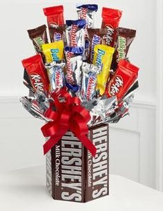 the candy bar bouquet is on instagram