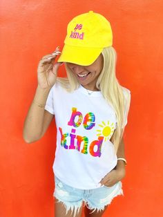 NEW NEW NEW!! We added this brand new tee just for YOU! We are so excited to launched our Rainbow Splash tee! It's bright, colorful and goes with everything! And, it spreads sunshine + kindness everywhere you go! This tee is super soft and so comfy! It's 100% cotton and runs true to size! We know you are going to LOVE this tee as much as we do! Retreat Ideas, Tie Dye Designs, Pride Shirts, New New, South Florida, Be Kind, Cute Shirts, Spreads, Spring Outfit