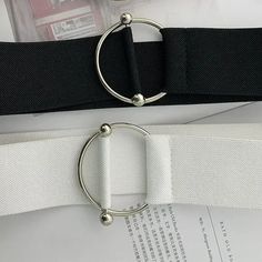 Women Elastic Band Wide Belts Simple Down Coat Waist Belt Female Buckle Black Strap Dress Decoration Black Strap Dress, Wide Belts For Women, Belt Without Buckle, Wide Belts, Dress Decoration, Waist Corset, Belt Top, Simple Band, Summer Fashion Beach