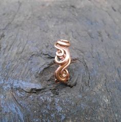 Arthritic Pain, Artisan Jewelry Handmade, Wave Ring, Copper Ring, Art Nouveau Style, Gift Art, Handmade Jewelry Gift, Copper Material, Copper Rings