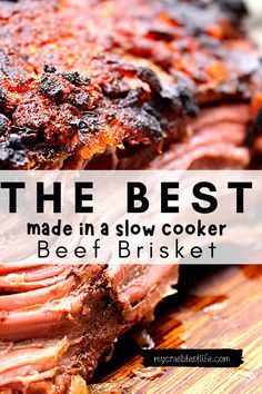 the best made in a slow cooker beef brisket