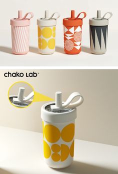 マイボトル　マイストロー　タンブラー　SDGs サスティナブル　エシカル Plastic Cups Design, Water Bottles Plastic, Industrial Design Trends, Box Water, Plastic Water Bottles, Thermos Cup, Packing Design, Water Bottle Design, Tumbler With Handle