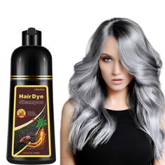 PRICES MAY VARY. Instant Silver Hair Color Shampoo: Are you boring with uneven & dull hair color? Fvquhvo hair dye shampoo is your best solution now.No need to mix in advance and hassle-free to dye hair at home,create you vibrant & gogerous silver hair color in minutes,makes you everyday a great hair day. Easy to Use at Home:No bowl or brush, no need mixing in advance ! Just put on gloves, and apply purple hair dye on DRY hair, hold silver hair shampoo on 10- 15 minutes,then rinse it.You can hav Silver Gray Hair Color, Blond Cenușiu, Silver Hair Shampoo, Ash Gray Hair Color, Silver Gray Hair, Ash Grey Hair, Grey Hair Color Silver, Gray Hair Color, Shampoo For Gray Hair