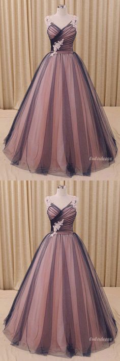 Dress Neck Lines, Neck Lines, Prom Dresses 2018, Tulle Evening Dress, Steampunk Wedding, Stil Boho, Tulle Ball Gown, Ball Gowns Evening, فستان سهرة