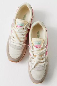 Gola Daytona Sneakers | Free People Women's Tennis Shoes, Cute Sneakers Aesthetic, Women’s Fashion Sneaker, Summer Sneakers 2024, Cool Shoes Women, Colorful Sneakers Women, Cute Tennis Shoes, Style Your Clothes, Gola Sneakers