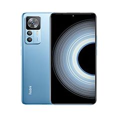 the new nokia smartphone is shown in blue and white, with an image of a circular design