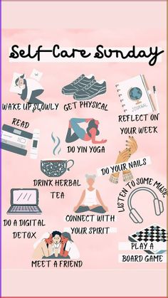 Sundays Are For Self Care, Perfect Sunday Routine, Teacher Self Care Ideas, Self Care Aesthetic Wallpaper, Self Care Tattoo Ideas, Self Care Tattoo, Aesthetic Self Care Quotes, Productive Quotes, Self Care Quotes Happiness