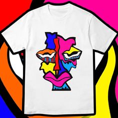 'Cranium' - our Picasso Inspired Abstract Graphic Tee An original hand drawn graphic design by Mikiko! 👁 FREE WORLDWIDE SHIPPING 👁 Unisex t-shirts available in sizes  - Small - Medium - Large - XL - XXL (other sizes can be made upon request) - Ethically and sustainably manufactured - Artwork is professionally printed - no cracks or peeling - High quality heavy tee with a taped neck and sleeves - Authentic artwork - Machine wash inside out for best results (Hand-wash works even better) - Intern Indie Graphic Tees, Artist Tees, Modern Streetwear, Indie Skater, Black Graphic Tees, Market Place, Trendy Tshirts, Cute Tshirts, Festival Outfit