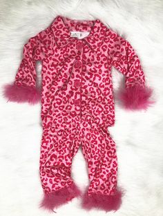 Fabric: Cotton & SpandexDelivery Time:7-10 daysFeather:Eco-friendly,Anti-pilling,other Hot Pink Leopard, Pink Leopard, Fabric Cotton, Cotton Spandex, Pajama Set, Hot Pink, Pajamas, Eco Friendly, Fabric