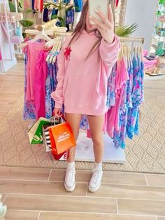 preppy shopping aesthetic 🛍️ Puff Hoodie, Shopping Aesthetic