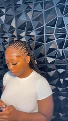 Straight Fulani Braids Hairstyles, Corn Rolls In Front Box Braids In Back, Fulani Hair Styles, Braids For People With Big Foreheads, Beautiful Ghana Weaving Hairstyles, Half Ghanian Lines Half Braids, Conrows Hairstyles For Black Women Long, Ghana Weaving All Back Hairstyles, Shade Adu Nigerian Hairstyle