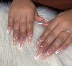 Louis Vuitton Nails, Gucci Nails, Long Acrylic Nails Coffin, Bling Acrylic Nails, Acrylic Nails Coffin Short, Summer Acrylic Nails, Pink Acrylic Nails, Square Acrylic Nails, Luxury Nails