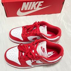 Dunk Low Retro SP 'St. John's' St John Dunks Outfit, Dunks Outfit, Back To School Shoes, Shoes Ideas, Custom Nike, Cute Nike Shoes