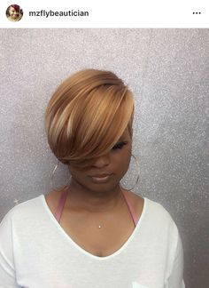 Wig Ideas For Black Women, Shaved Side Hairstyles Black Women, Quick Weave Pixie Cut Black Women, Brown Mix Color, Pixie Cut Shaved Sides, Straight Pixie Cut