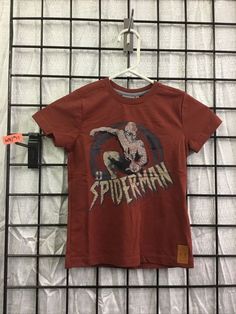 Marvel Wheat Kids Spiderman T-shirt Size 6Y. Condition is "New with tags". Shipped with USPS First Class. Spiderman T Shirt, Look Book, Wheat, Spiderman, Batman, Marvel, Mens Graphic Tshirt, Tags, Mens Tshirts