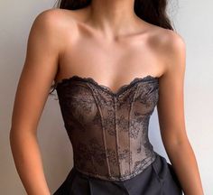 Scarlett Dragna, Floral Bustier, Lace Bustier, Bustiers, Clothes Collection, Corsets, Aesthetic Clothes