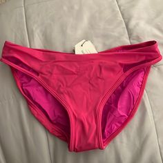 Nwt, Size Large, Peixoto Swim Bikini Bottoms. Color Is A Deep Pink/Magenta, Almost Purple Color Called Raspberry. Front Has Cutouts At Hips As Shown In Picture. Triangle Swim Top, Neon Bikinis, Pink Cadillac, Raspberry Color, Striped Swimsuit, Swim Suit Bottoms, Bubblegum Pink, Navy And White, Womens Swim