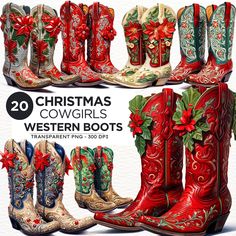 Png Boots, Cowboy Boots Png, Watercolor Cowboy, Cowboy Clipart, Western Invitations, Boots Png, Christmas Boots, Website Graphics, Christmas Fairy