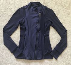 For sale is a beautiful Lululemon Emerge Renewed Jacket in a deep purple color called Black Grape. This jacket is a size 2 and features a full side asymmetrical zip for a gorgeous Moto look. Please email me with any questions and please check out my other listings. Thanks! Fitted Lululemon Sports Outerwear, Lululemon Fitted Sports Outerwear, Lululemon Fall Workout Outerwear, Fall Workout Outerwear By Lululemon, Black Grapes, Deep Purple Color, Deep Purple, Purple Color, Side Zip