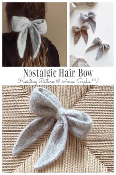 the instructions for how to make an adorable hair bow