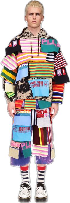 Multicolor Patchwork Hoodie Sweatshirt, Multicolor Patchwork Sweatshirt For Streetwear, Multicolor Patchwork Hoodie For Streetwear, Multicolor Patchwork Cotton Hoodie, Dye Hoodie, Tie Dye Hoodie, Kangaroo Pocket, Kangaroo, Made In Usa