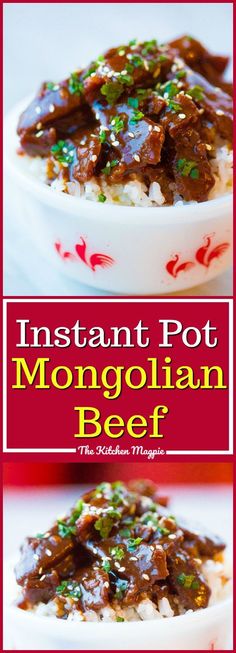 the cover of instant pot moroccan beef