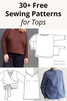 the sewing pattern for this top is easy to sew