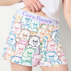 # Pieces In Set: 1 PairFeatures: Comfort WaistbandCharacter: Care BearsClosure Type: Full ElasticApparel Length: 18.75 InchesFiber Content: 95% Polyester, 5% SpandexFabric Description: JerseyInseam: 3 In Care: Tumble Dry, Machine WashCountry of Origin: Imported Cute Short Sleepwear For Pajama Party, Cute Short Sleepwear For Loungewear, Cute Short Length Sleepwear For Pajama Party, Cute Sleepwear With Elastic Waistband For Loungewear, Multicolor Cotton Sleepwear With Elastic Waistband, Cute Pajama Shorts For Pajama Party, Cute Pajama Party Shorts, Multicolor Cotton Pajama Shorts With Relaxed Fit, Multicolor Sleepwear With Elastic Waistband For Pajama Party