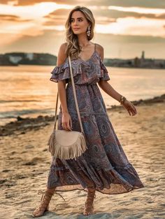 Free-Spirited Fashion: 20 Boho Chic Outfits to Live In This Summer 15 Style Capsule, Fall Winter Wardrobe, Fashion Capsule