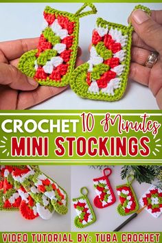 25 Creative Free Crochet Christmas Stocking Patterns - DIYsCraftsy Free Crochet Christmas Stocking, Christmas Stocking Patterns, Yarn Combinations, Stocking Patterns, Traditional Christmas Stockings, Crochet Christmas Stocking Pattern, Crochet Stocking, Crochet Garland