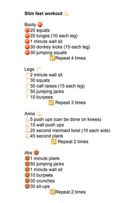 the workout plan for women is shown in this screenshoter image, with instructions on how to do it