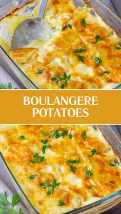 Boulangere Potatoes Potato Comfort Food, White Potato Recipes, Swedish Potatoes, Jojo Recipe, Boulangere Potatoes, Potato Nutrition Facts, Rice Ideas, Potato Casseroles, Foodie Lover