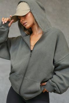 Oversized unisex hooded sweatshirt with back and arm panels. Features front pockets, thumbholes and ribbed banding at the hem and cuffs. Our custom knit french terry fabric is soft, comfortable and made to last. Relaxed Fit Hooded Sweater With Ribbed Cuffs, Hooded Sweater With Ribbed Cuffs And Relaxed Fit, Casual Hoodie With Ribbed Cuffs And Drop Shoulder, Casual Hoodie With Drop Shoulder And Ribbed Cuffs, Casual Drop Shoulder Hoodie With Ribbed Cuffs, Athleisure Hoodie With Ribbed Cuffs For Fall, Fall Athleisure Hoodie With Ribbed Cuffs, Drop Shoulder Sweats With Ribbed Cuffs For Streetwear, Fall Hoodie With Ribbed Cuffs And Relaxed Fit