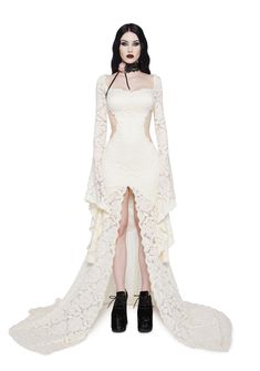 Widow Gothic Clothing, Shoes, & Accessories | Dolls Kill Gothic Clothing, Gothic Outfits, Lace Maxi, Prom Wedding, Lace Maxi Dress, Dolls Kill, Gothic Fashion, Cut Outs, Exclusive Collection