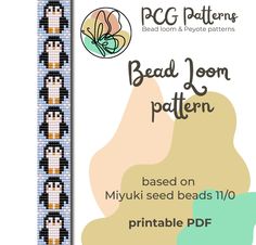 the bead loom pattern is designed to look like an image of a bird