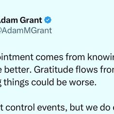 the tweet on adam grant's twitter account has been altered to include an image