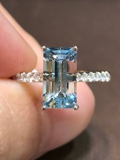 Elongated Aquamarine Ring, AAA Aquamarine Ring, Octagon Cut Aquamarine Vinatge Ring, 925 Sterling Silver, Engagement Ring, Gift for Women Handmade Item. Main Stone : Aquamarine(lab created) Stone Shape : Octagon. Stone Size : 10.5mm×7mm. Side Stone : Cubic Zirconia. Metal : 925 Sterling Silver. Plating : Platinum, Rose Gold Plated , Gold Plated. Personalization: 10K/14K/24K/GOLD/SILVER/PLATINUM/ROSE-GOLD/WHITE GOLD. (Contact me)  All items come in a beautiful jewelry box.  Since all out Jewelry Aquamarine Gold Ring, Silver Engagement Ring, Platinum Rose Gold, Aquamarine Engagement Ring, Aquamarine Ring, Pave Ring, Aquamarine Rings, White Rose Gold, Glass Jewelry