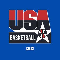 the logo for usa basketball kith