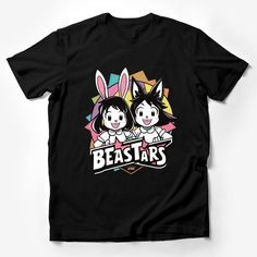 Cute Beastars Anime T-Shirt, Haru and Legoshi Graphic Tee, Manga Fan Gift, Unisex Casual Shirt Male T-Shirt Custom graphic T-Shirt.Customize your color Haru And Legoshi, Anime Kitten, Sports Mom Shirts, Cat Graphic Tee, Anime T Shirt, Shirt Female, Cartoon T Shirts, Casual Summer Shirts, Friends Shirt