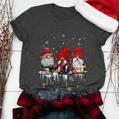 Welcome to our store   Great Christmas Shirt: Merry Christmas letters print, leopard plaid Christmas tree graphic print, v neck, short sleeve, must have for Christmas! Merry Christmas, happy holidays!  Not Cheap Looking: It is really cute and the fabric is soft and very stretchy. Cotton blend, super soft touch feeling, comfortable to wear. Hand wash, do not dry clean, not bleach.  Great Holiday Shirt: Perfect for wearing to Christmas get-togethers where it can get warm in a group of people. It i Christmas Shirt Women, Clothes Matching, Loose Clothes, Christmas Letters, Plus Size Tops For Women, Snowflake Print, Christmas Clothes, Womens Christmas Shirts, Tops Plus Size