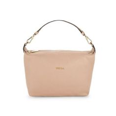 This Pebbled Leather Bag With Optional Straps Is Made By Furla. It Is Brand New With Tags. It Has A Removable Top Handle With A 4" Drop As Well As A Removable, Adjustable Shoulder Strap With A 22"-24" Drop. It Has A Top Zip Closure And One Inside Open Pocket. Inside, There Are Three Card Slots. It Is Fully Lined And Includes The Original Dust Bag. It Is A Buttery Pale Pink Or 'Moonstone' Leather. Dimensions : 10"W X 7"H X 3.5" I Have The Same Furla Purse, New And With Tags, In Purple, Black, And Luxury Pink Pouch Satchel, Luxury Pink Pouch-shaped Satchel, Elegant Shopping Pouch Clutch, Blush Shoulder Bag With Gold-tone Hardware, Top Handle, Luxury Pink Evening Bag For Shopping, Luxury Pink Evening Bag With Top Handle, Classic Blush Shoulder Bag For Formal Occasions, Classic Pink Evening Shoulder Bag, Classic Pink Shoulder Bag For Evening