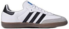 Adidas Samba Og, White Core, Cloud White, Adidas Samba, Adidas Men, White Leather, Leather Upper, Branding, Adidas