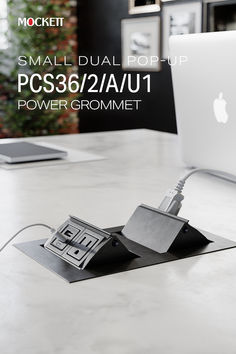 PCS36 Small Dual Pop-up Power Grommet 2 A, Easy Access