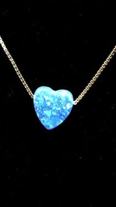 Blue Opal Heart Necklace. Sterling Silver 925 Chain, Beautiful Charm Details  SPECIAL NECKLACES  Blue Opal Heart Necklace. Sterling Silver 925 Chain, Beautiful Charm Arrives happily in a pretty gift wrap to give or keep!. Tiny and adorable everyday Heart opal pendant necklace gliding freely on a chain. The Heart Opal is finished to the highest quality! to shines beautifully in the light type: jewellery  style: Opal Heart Necklace Material. opal stone & real sterling silver 925 Customer satisfact Blue Open Heart Necklace For Gift, Blue Sterling Silver Heart Necklace Gift, Blue Sterling Silver Heart Necklace As Gift, Sterling Silver Blue Heart Necklace As Gift, Opal Jewelry With Heart Charm As Gift, Opal Heart Pendant Necklace For Gift, Heart-shaped Opal Pendant Jewelry Gift, Opal Jewelry As Valentine's Day Gift, Heart-shaped Opal Jewelry For Gifts