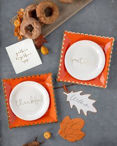 Perfect for your dessert or appetizers, these Thankful & Grateful Dessert Plates will make your Thanksgiving table complete. These small plates come in two designs with beautiful gold foil script "thankful" and "grateful" headlines on a cream background. Item Details: Pack of 8 plates in 2 designs 7in diameter 4 of each design Paper Gold foil detail Do not microwave Cream Plates, Celebration Desserts, Thanksgiving Plates, Dinner Thanksgiving, Thanksgiving Paper, Thanksgiving Napkins, Friendsgiving Party, Shopping Party, Harvest Table