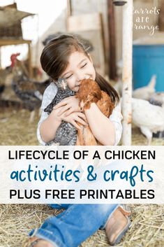 Life Cycle Of A Chicken, Toddler Language Development, Farm Animals Activities, Life Science Activities, Life Cycles Activities, Farm Animal Crafts, Raising Chicks