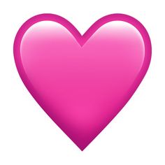 a pink heart on a white background with clipping area for text or image to be added